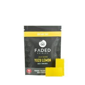 Faded Cannabis Co. Yuzu Lemon Jelly Blocks